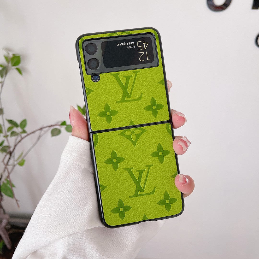 Tunde Store Louis Vuitton Z Flip Phone Cases | Luxurious Craftsmanship with Black Frame