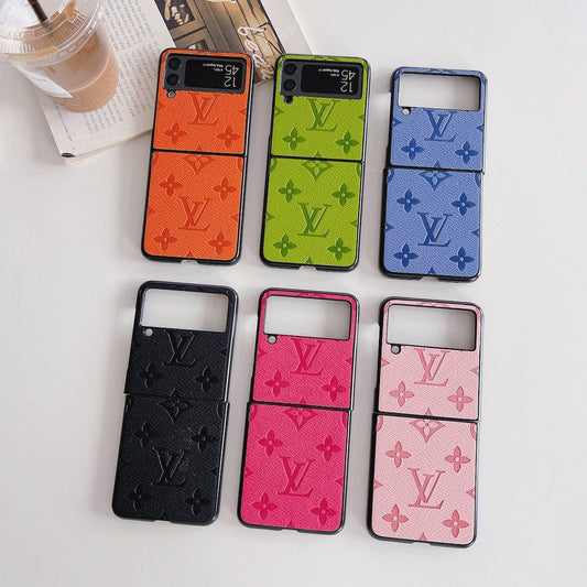 Tunde Store Louis Vuitton Z Flip Phone Cases | Luxurious Craftsmanship with Black Frame