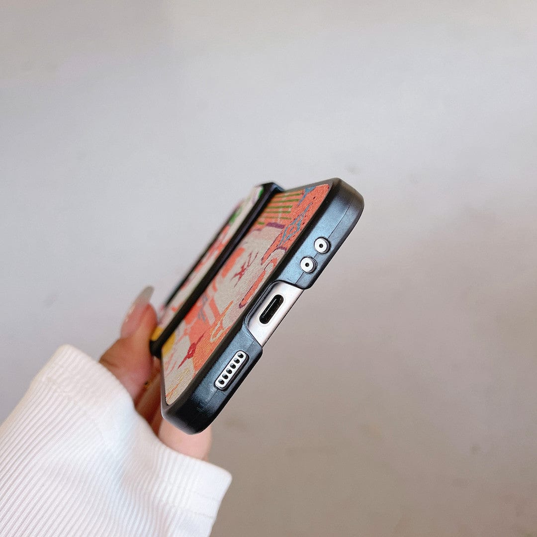 Tunde Store Louis Vuitton Z Flip Phone Cases with Finger Strap | Unique Artistic Styles