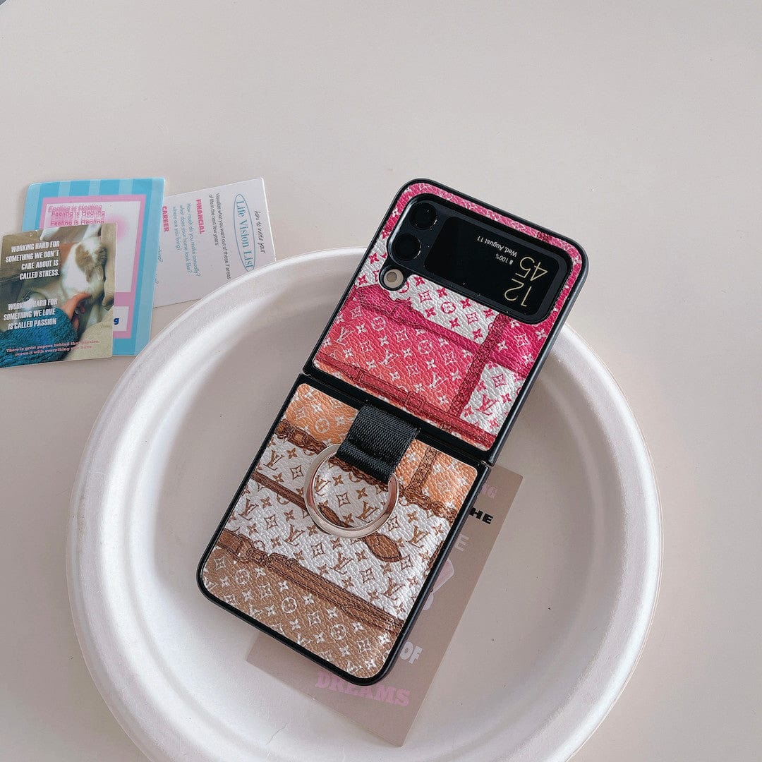 Tunde Store Louis Vuitton Z Flip Phone Cases with Ring Holder | Striking Luxurious Craftsmanship