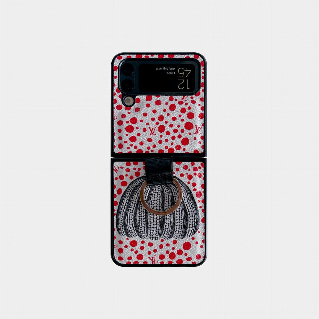 Tunde Store Louis Vuitton Z FlipPhone Case with Bubble Pattern and Ring Holder | Artistic Style
