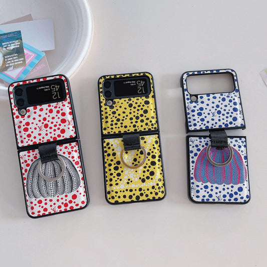 Tunde Store Louis Vuitton Z FlipPhone Case with Bubble Pattern and Ring Holder | Artistic Style