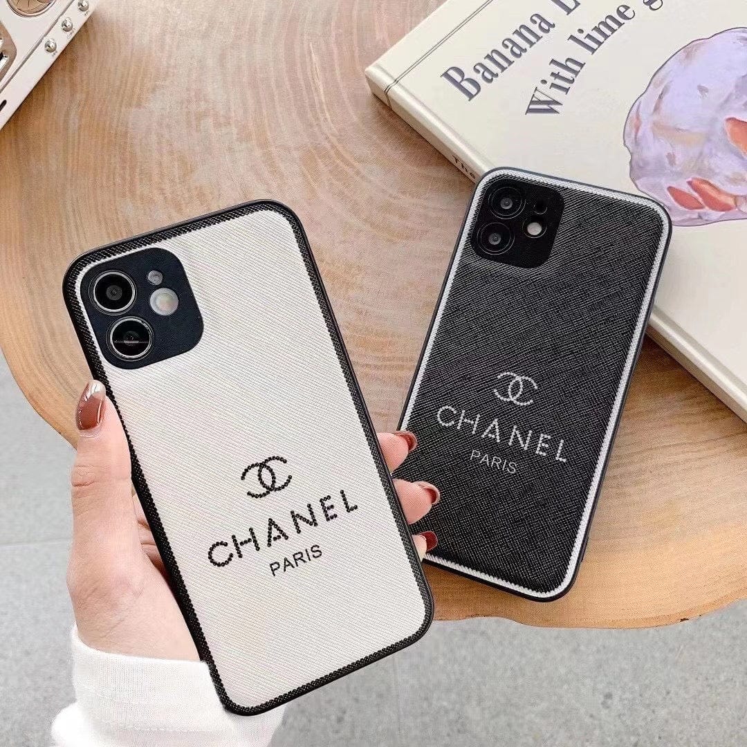 Tunde Store Luxurious Chanel Leather Phone Case For Huawei Pro / Mate