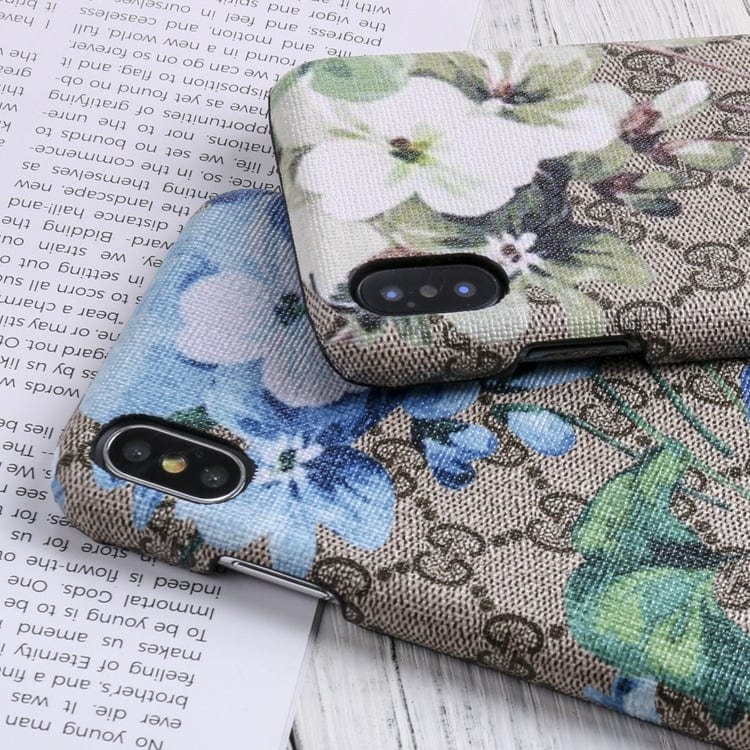 Tunde Store Luxurious Gucci Blooms Leather Phone Case Cover For Huawei