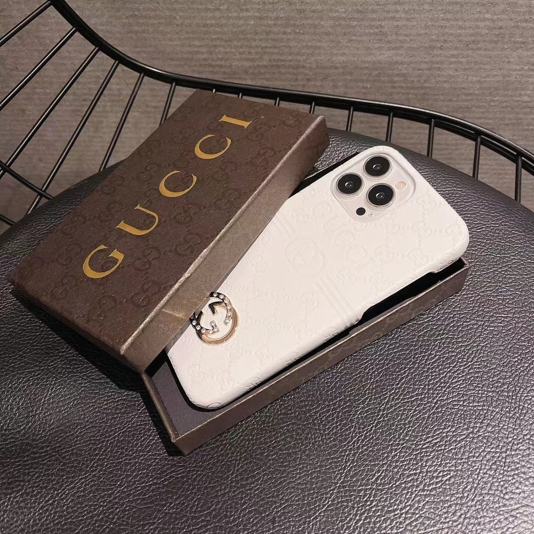 Tunde Store Luxurious Gucci Leather Case for iPhone 16 | iPhone 15 | iPhone 14