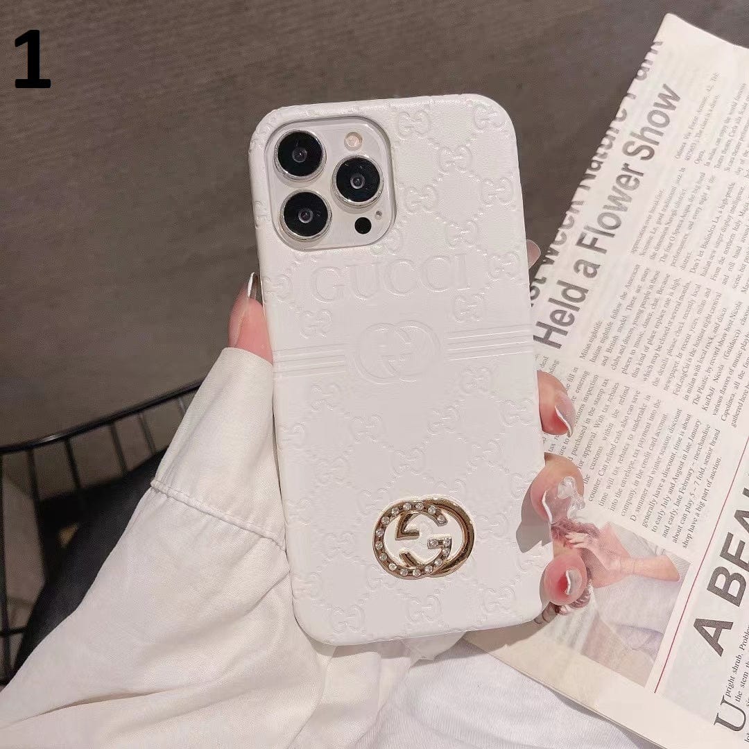 Tunde Store Luxurious Gucci Leather Case for iPhone 16 | iPhone 15 | iPhone 14