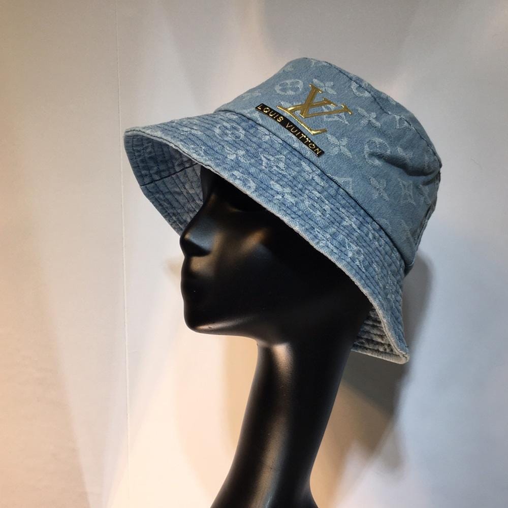 Tunde Store Luxurious Louis Vuitton Denim Bucket Hat
