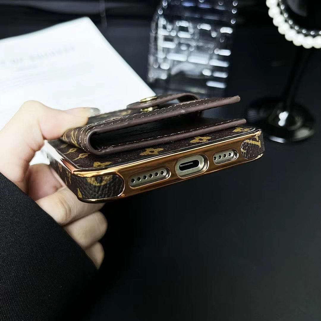 Tunde Store Luxurious Louis Vuitton iPhone Case | LV Pocket Wallet Phone Case