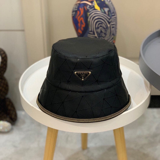 Tunde Store Luxurious Prada Black Bucket Hat