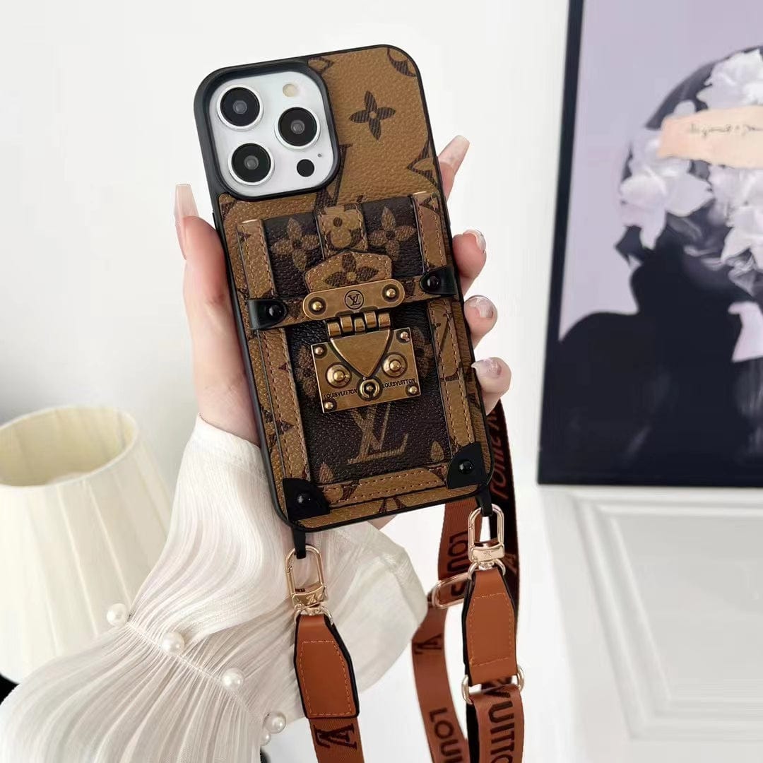 Tunde Store Luxury and Protection iPhone 15 Case with Hand Strap