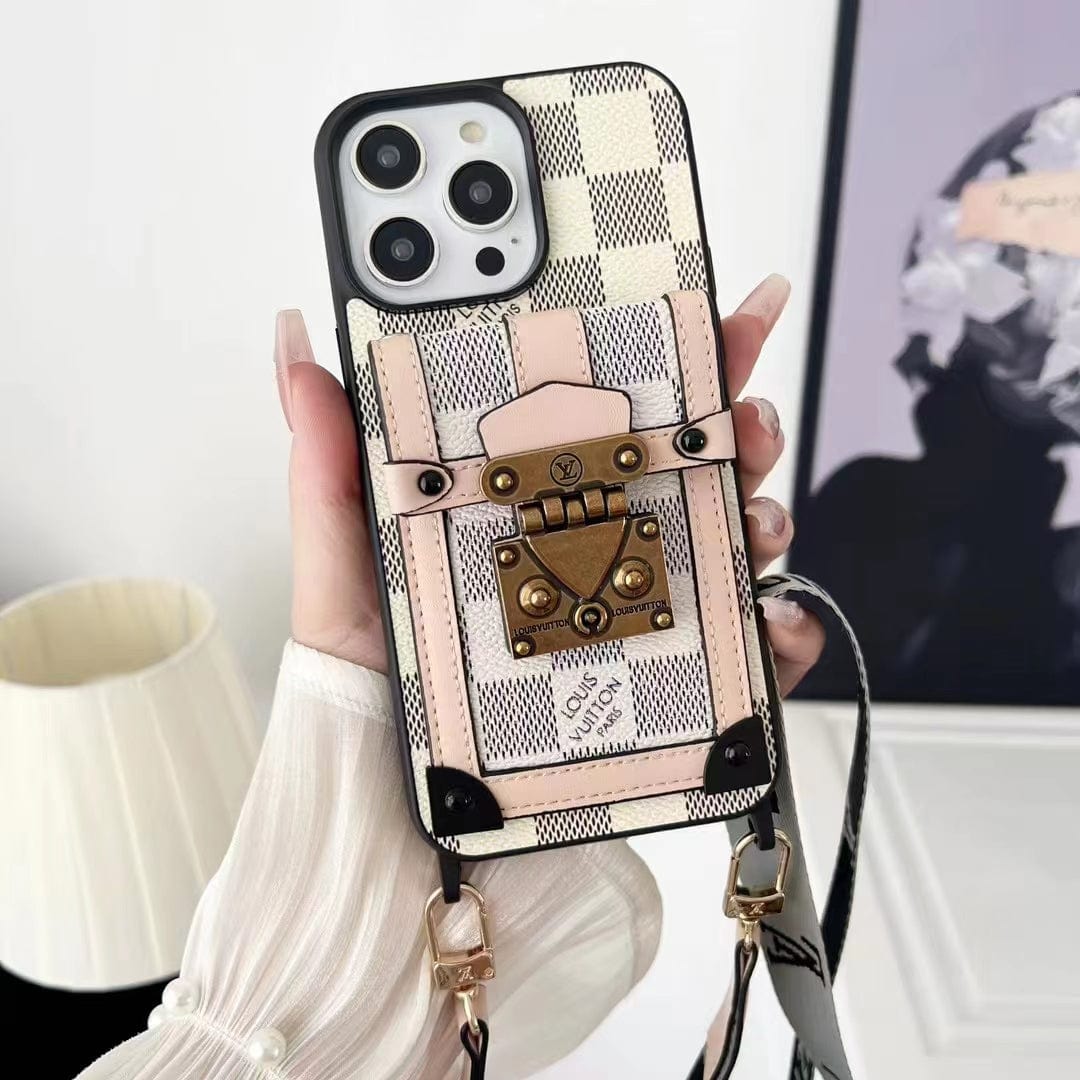 Tunde Store Luxury and Protection iPhone 15 Case with Hand Strap