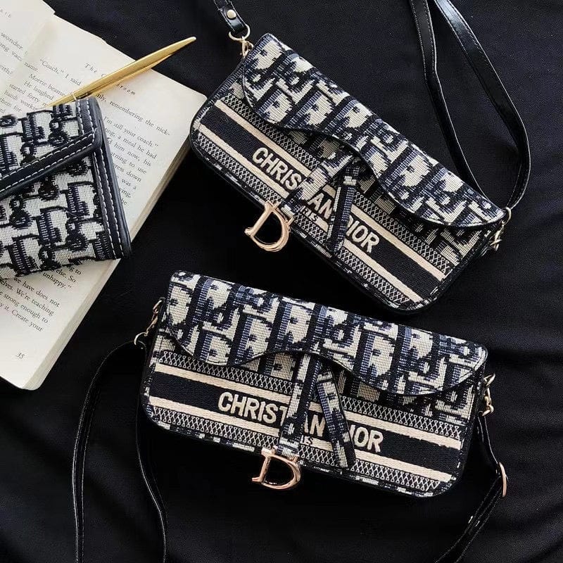 Tunde Store Luxury CD Leather Phone Bag For Mobile Phones