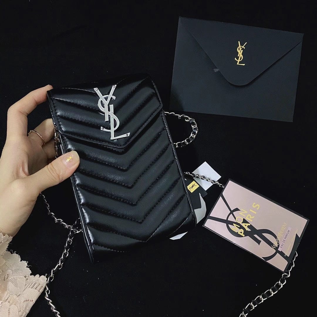 Tunde Store Luxury Ysl Phone Crossbody Bag For All Types Of Mobile Phones