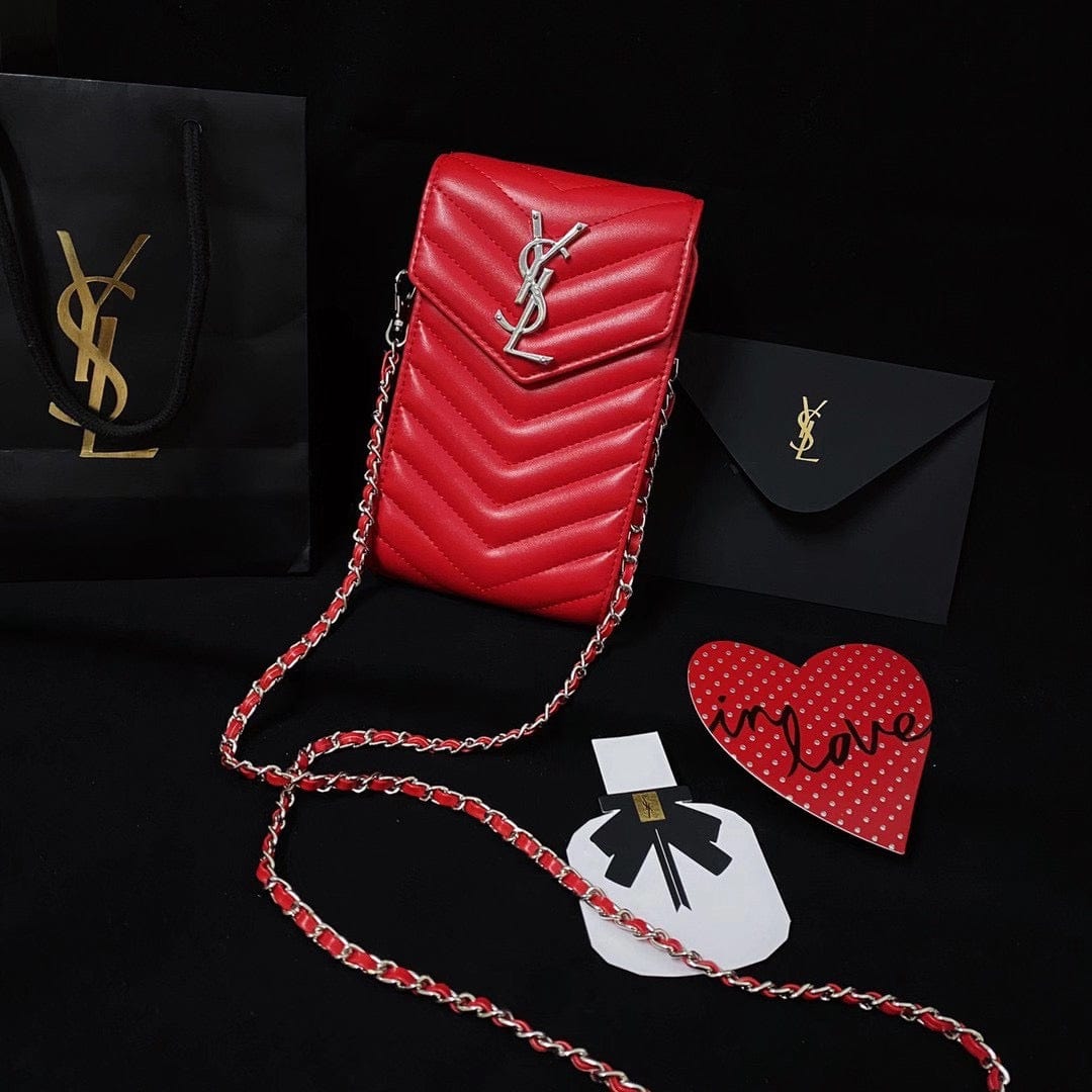 Tunde Store Luxury Ysl Phone Crossbody Bag For All Types Of Mobile Phones