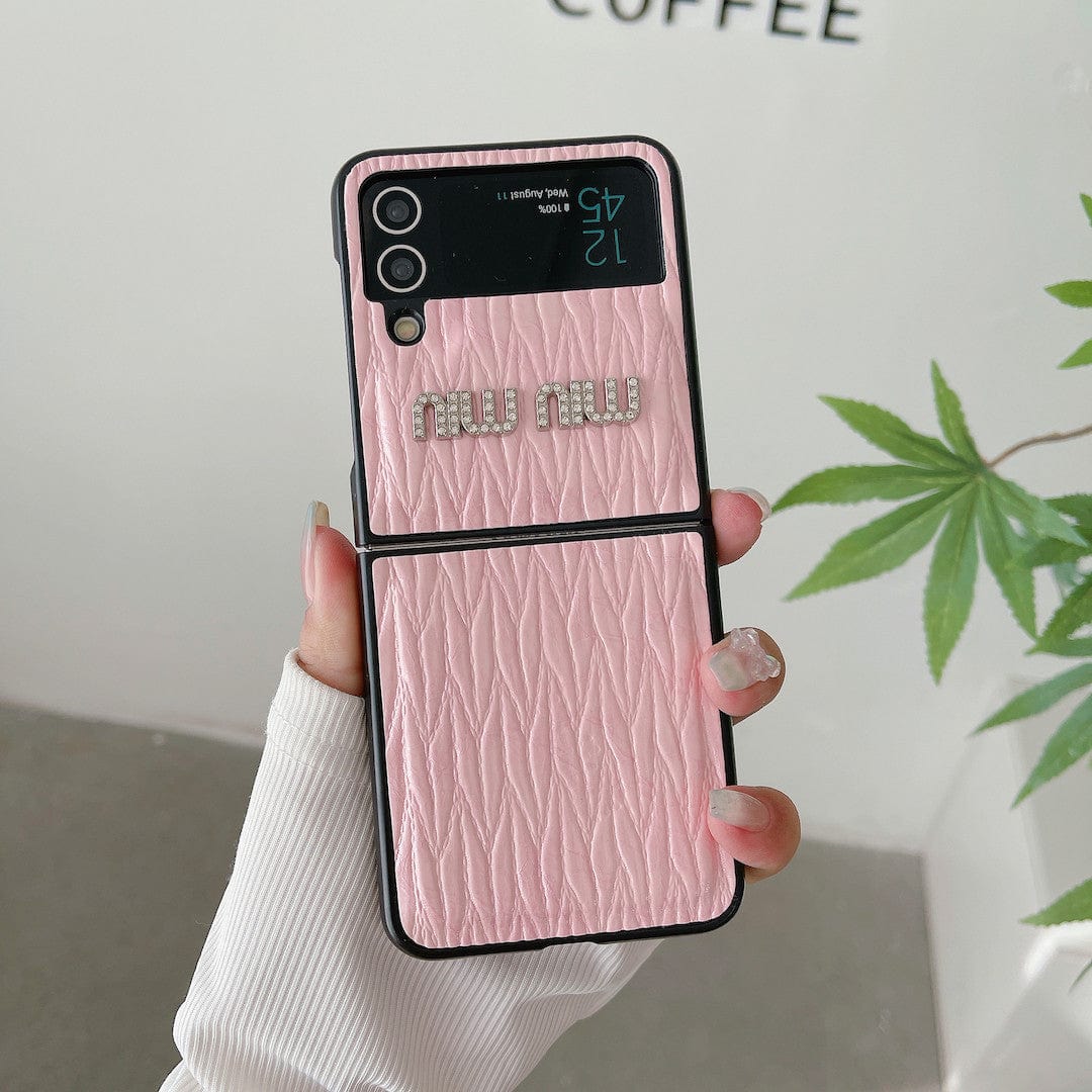 Tunde Store Miu Miu Z Flip/Z Fold Phone Cases | Glamorous Style