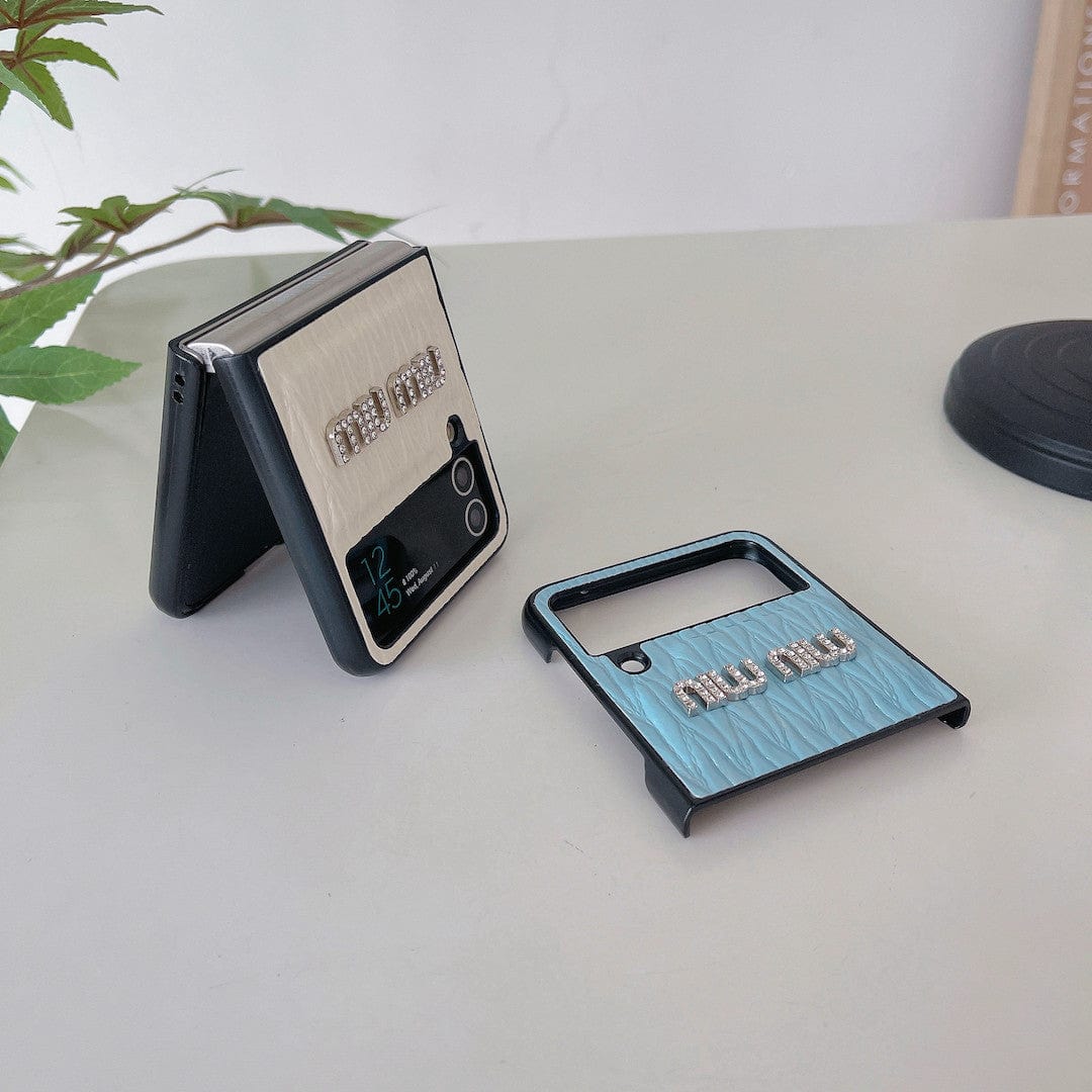 Tunde Store Miu Miu Z Flip/Z Fold Phone Cases | Glamorous Style