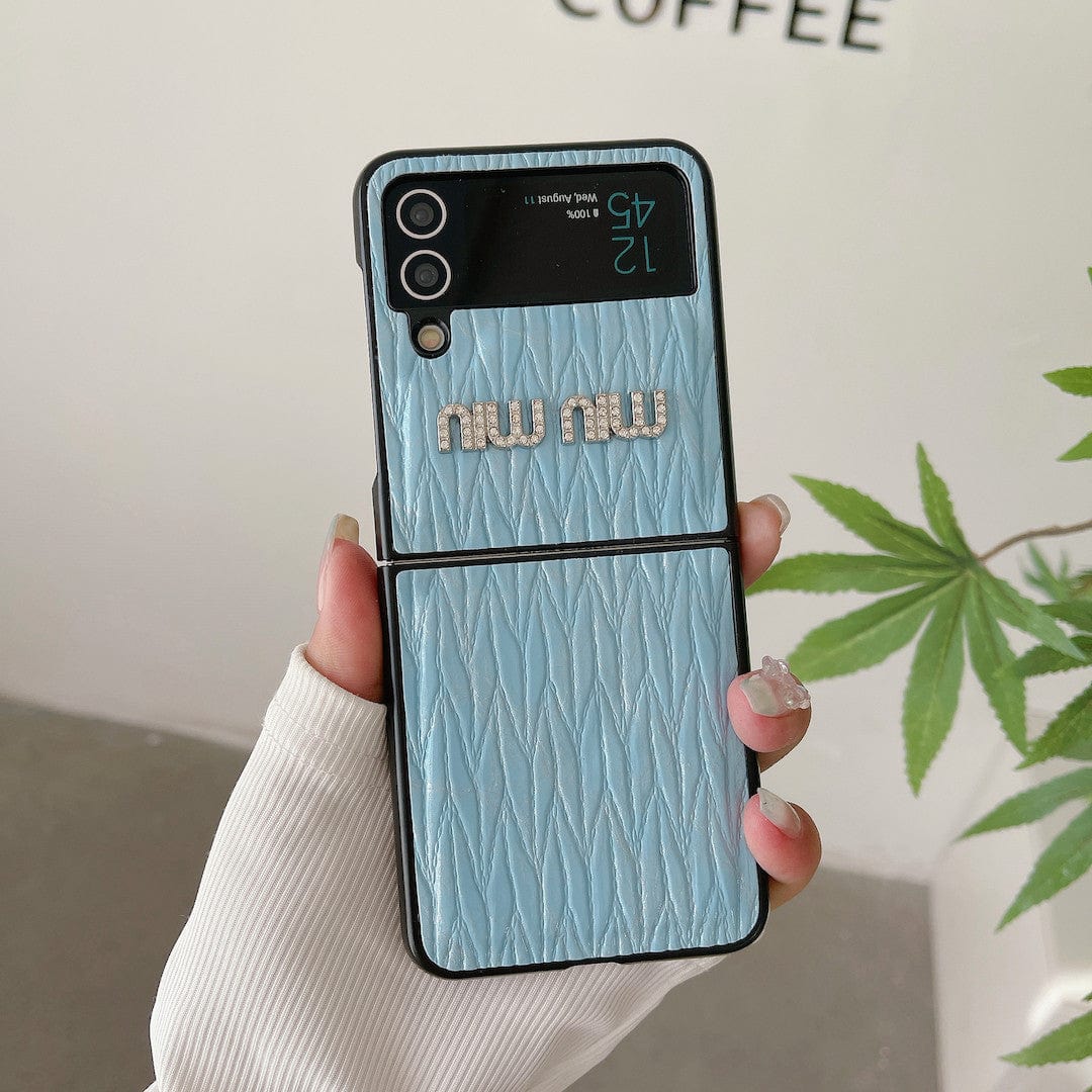 Tunde Store Miu Miu Z Flip/Z Fold Phone Cases | Glamorous Style