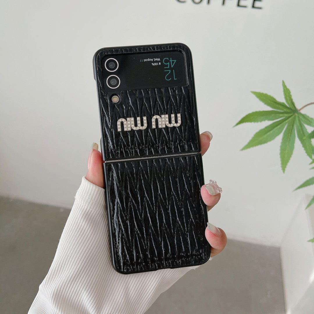 Tunde Store Miu Miu Z Flip/Z Fold Phone Cases | Glamorous Style