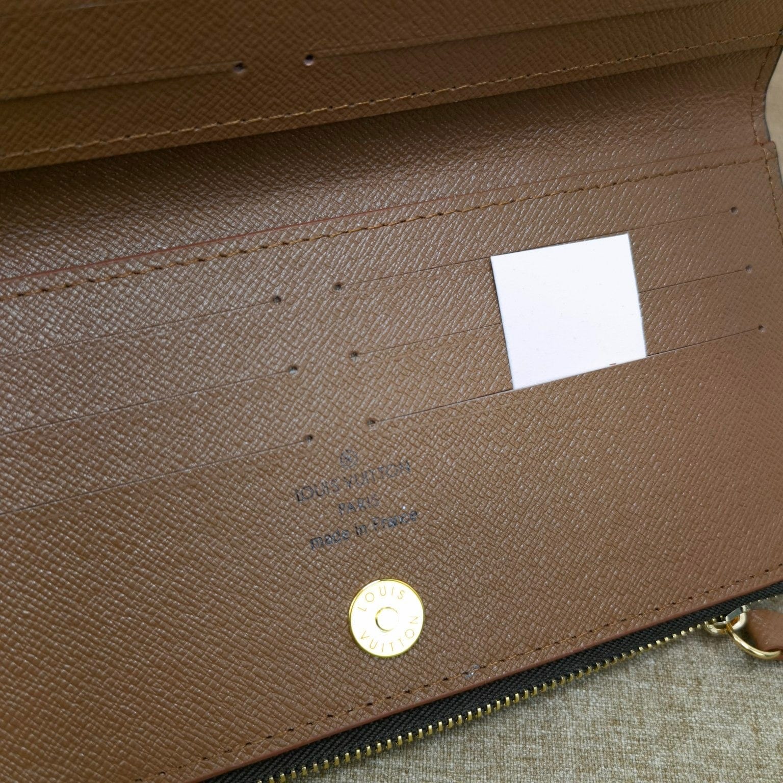 Tunde Store Monogram Bucket Pouch Brown Wallet