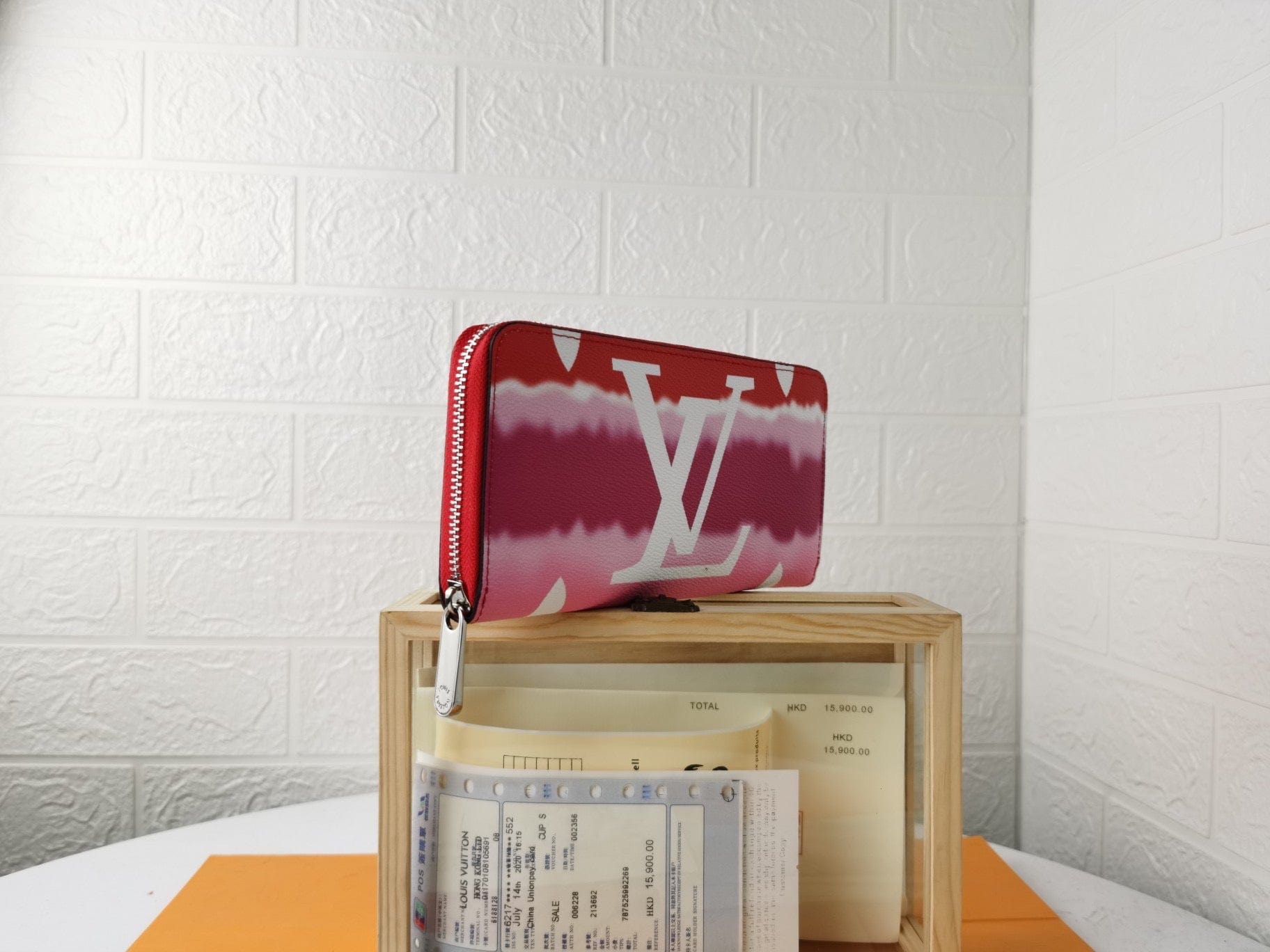 Tunde Store MultiColor Louis Vuitton Leather Zipper Wallet