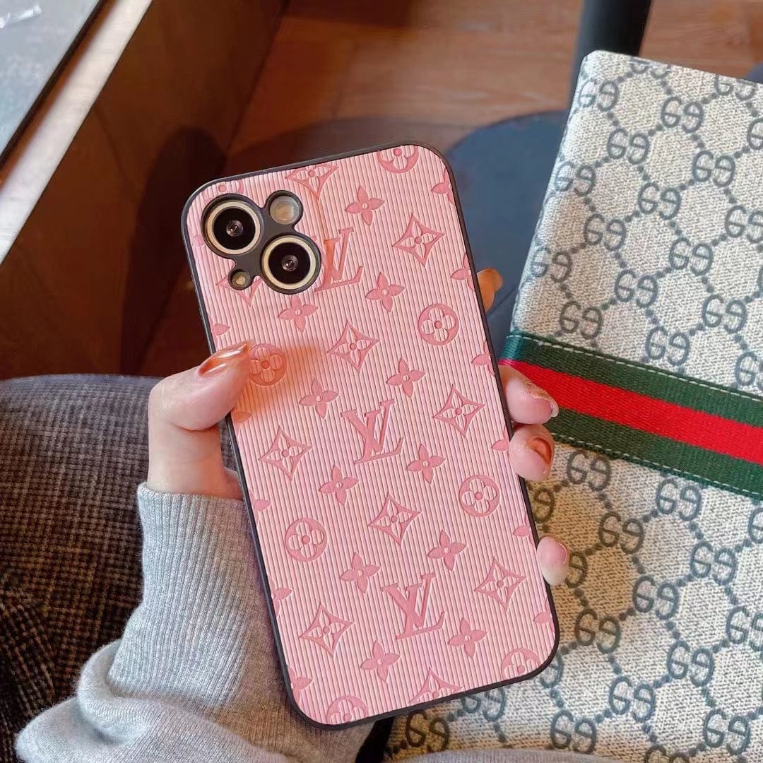Tunde Store Plastic TPU Colorful Louis Vuitton iPhone Case | iPhone 12 to iPhone 15