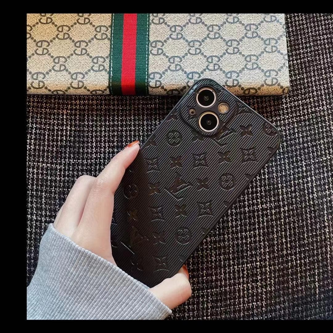Tunde Store Plastic TPU Colorful Louis Vuitton iPhone Case | iPhone 12 to iPhone 15