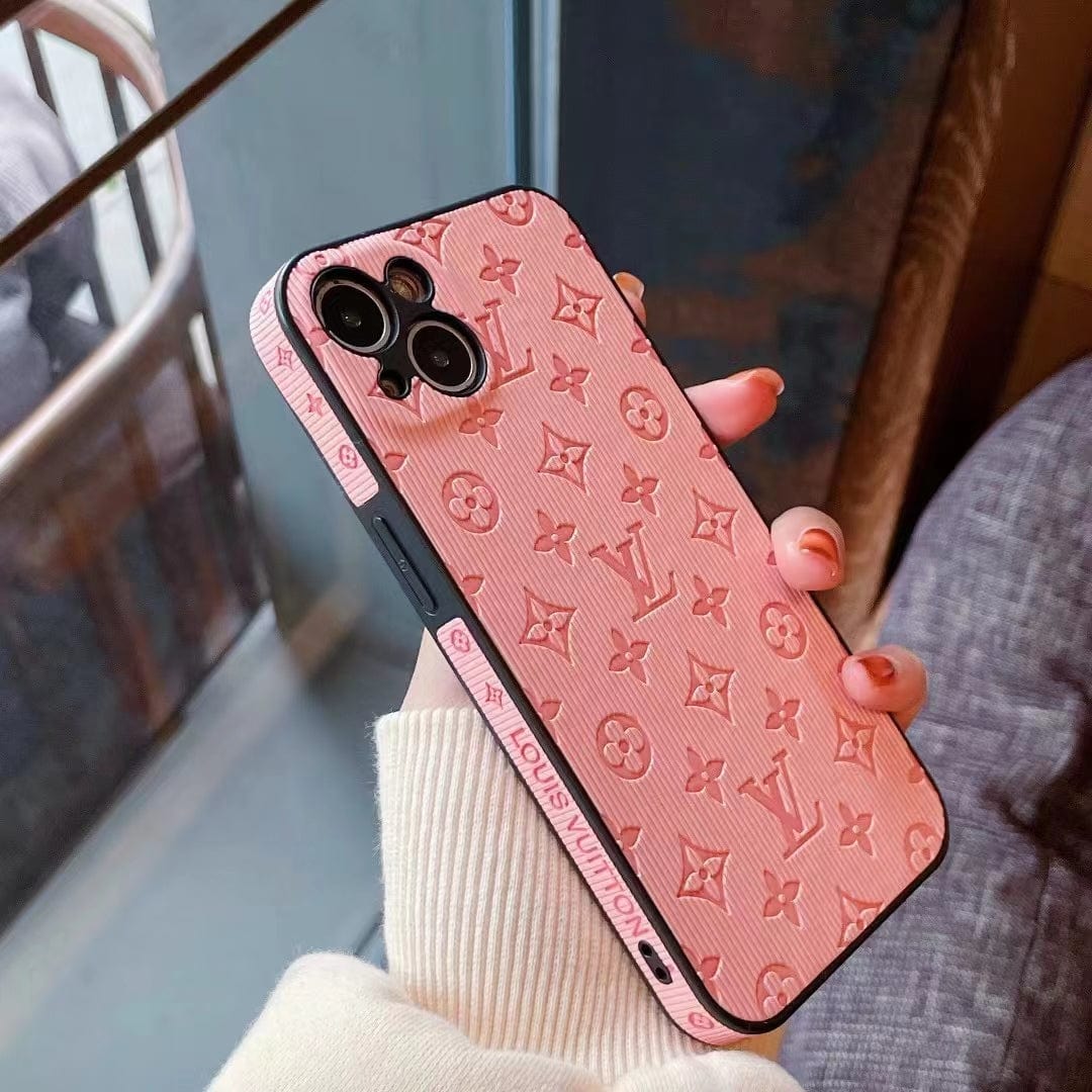 Tunde Store Plastic TPU Colorful Louis Vuitton iPhone Case | iPhone 12 to iPhone 15