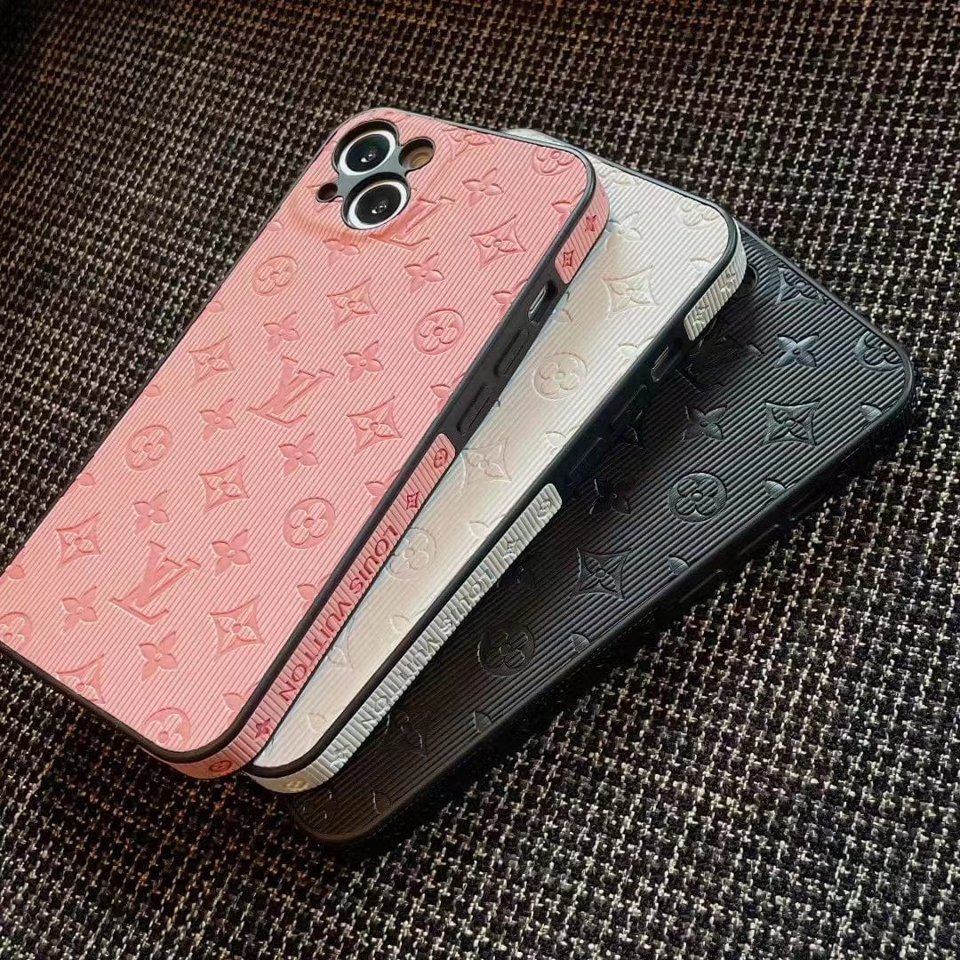 Tunde Store Plastic TPU Colorful Louis Vuitton iPhone Case | iPhone 12 to iPhone 15