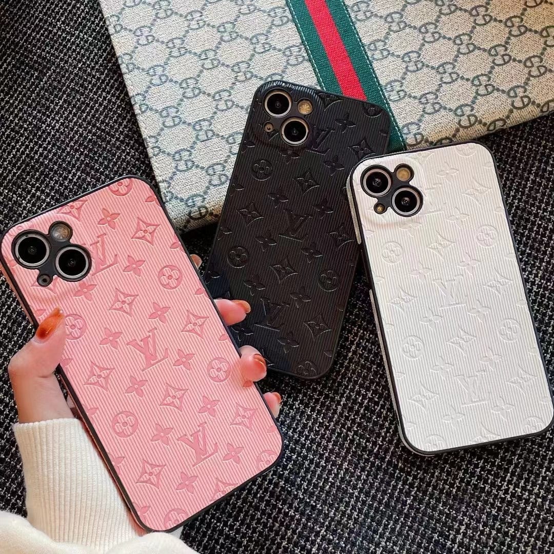 Tunde Store Plastic TPU Colorful Louis Vuitton iPhone Case | iPhone 12 to iPhone 15