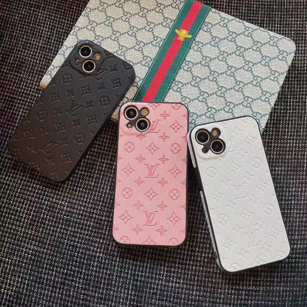 Tunde Store Plastic TPU Colorful Louis Vuitton iPhone Case | iPhone 12 to iPhone 15