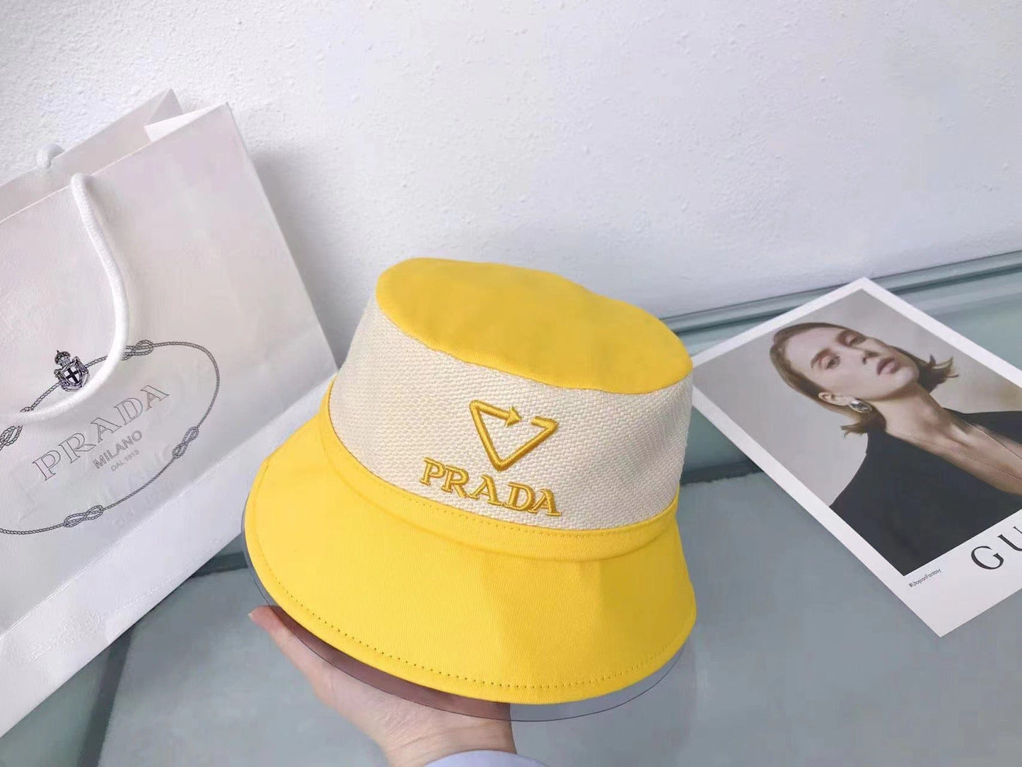 Tunde Store Prada Re-Edition Bucket Hat for Women | Retro Hat for Women