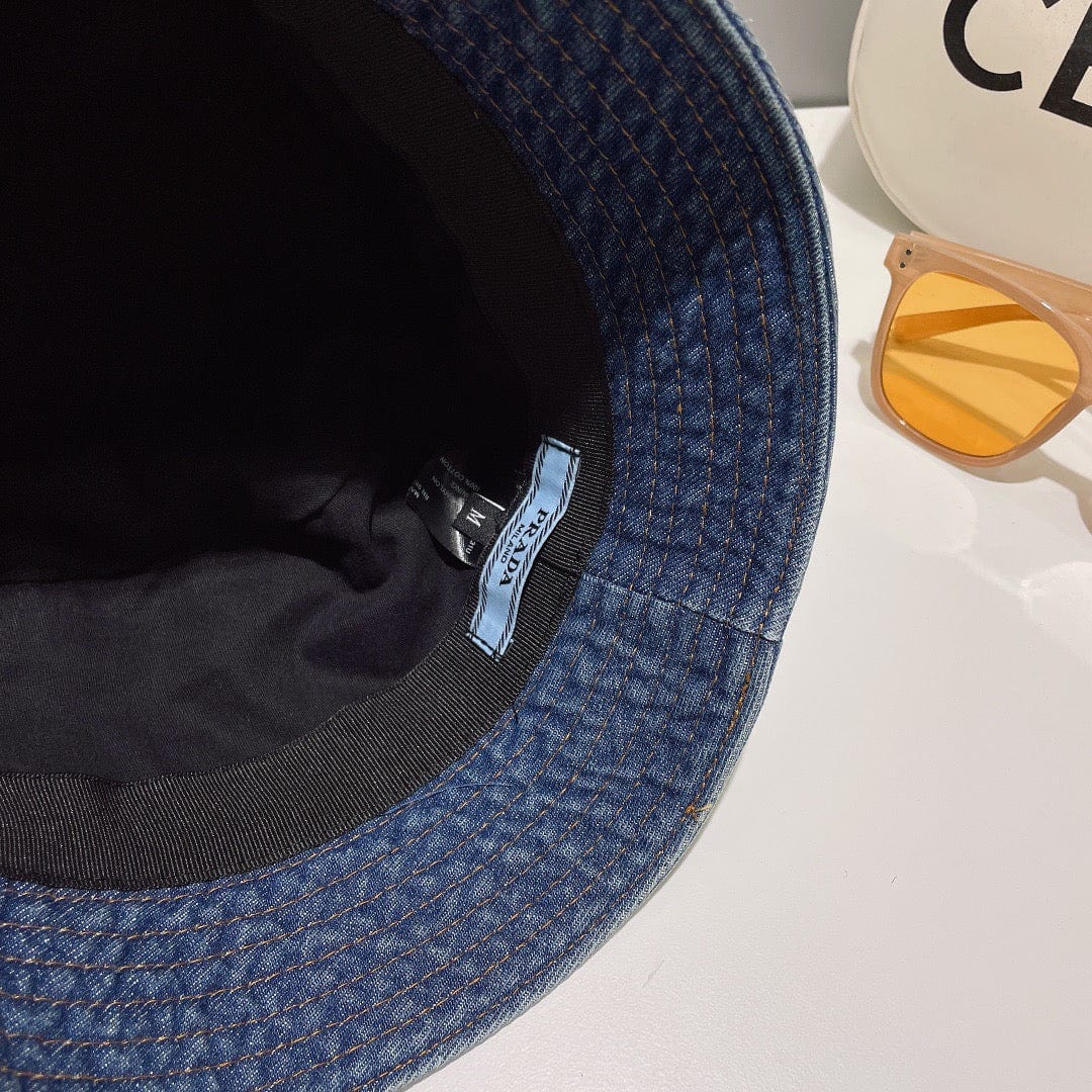 Tunde Store Prada Re-Nylon Bucket Hat for women- Sustainable Style and Versatile Design