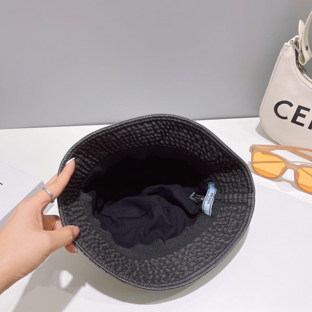 Tunde Store Prada Re-Nylon Bucket Hat for women- Sustainable Style and Versatile Design