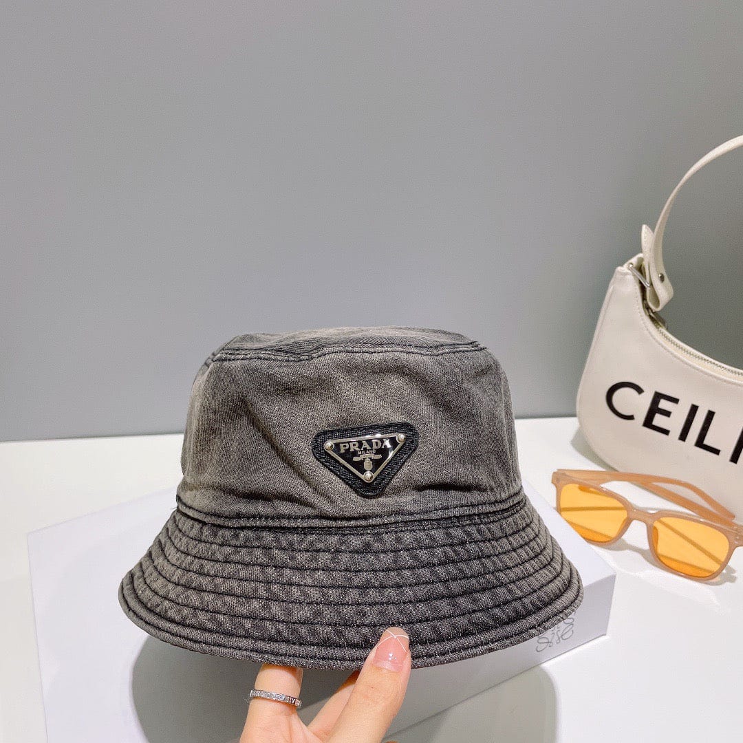 Tunde Store Prada Re-Nylon Bucket Hat for women- Sustainable Style and Versatile Design