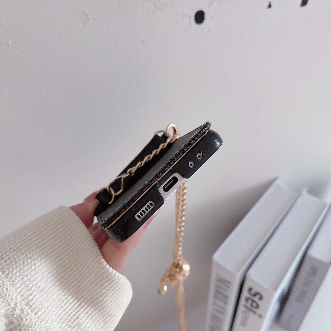 Tunde Store Prada Z Flip/Z Fold Phone Cases with Detachable Strap