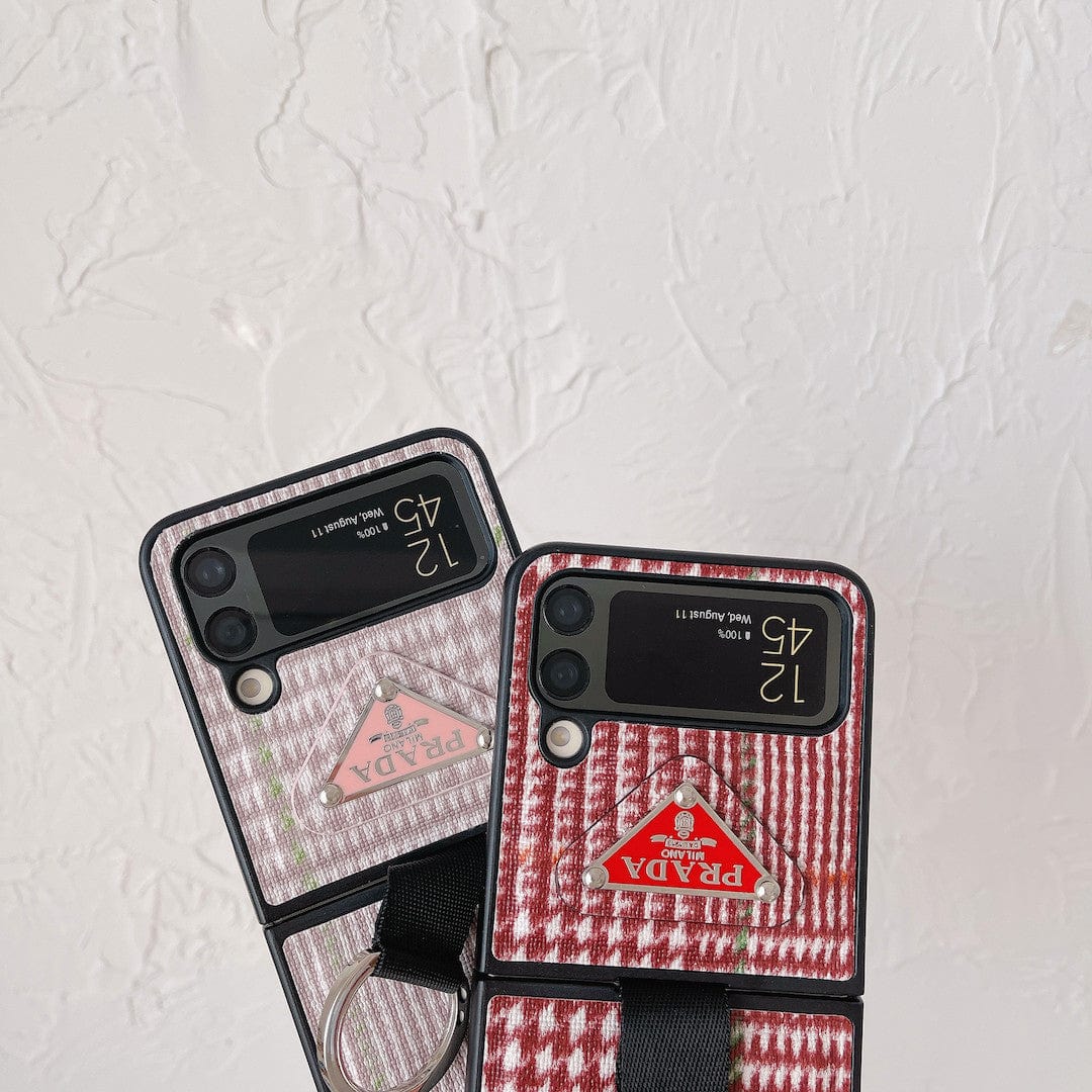 Tunde Store Prada Z Flip/Z Fold Phone Cases with Ring Holder