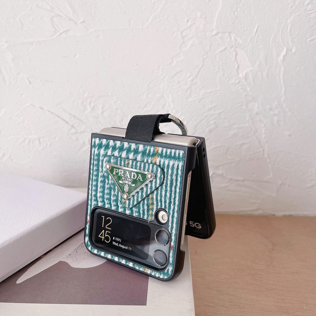 Tunde Store Prada Z Flip/Z Fold Phone Cases with Ring Holder