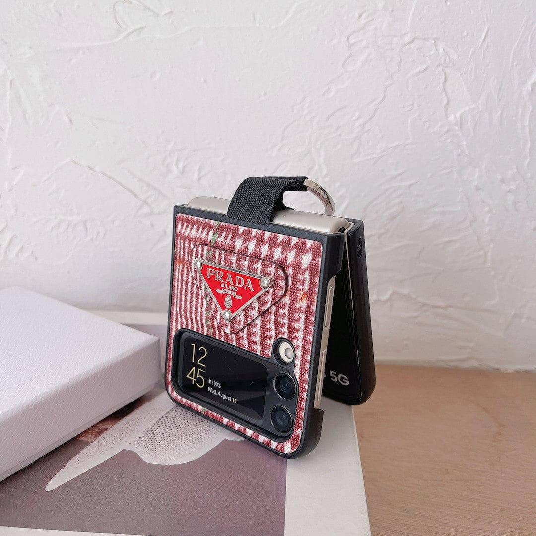 Tunde Store Prada Z Flip/Z Fold Phone Cases with Ring Holder