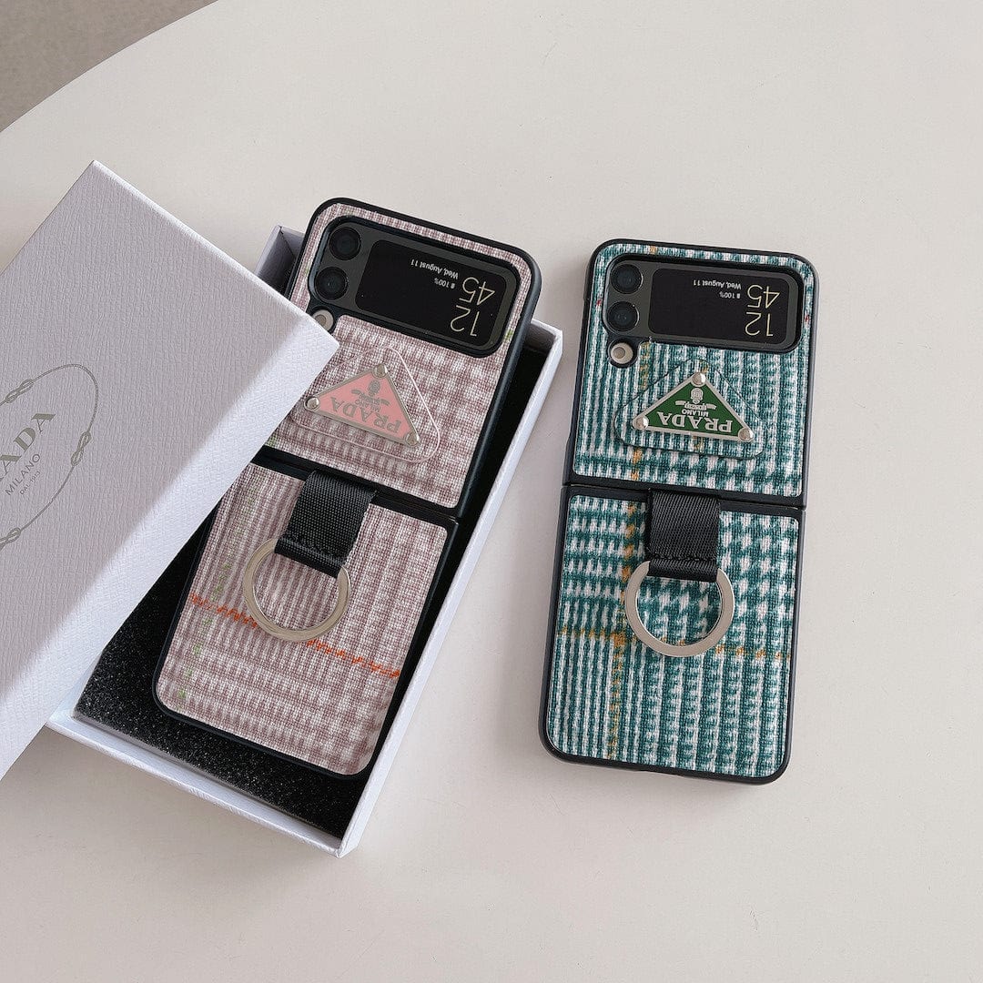 Tunde Store Prada Z Flip/Z Fold Phone Cases with Ring Holder
