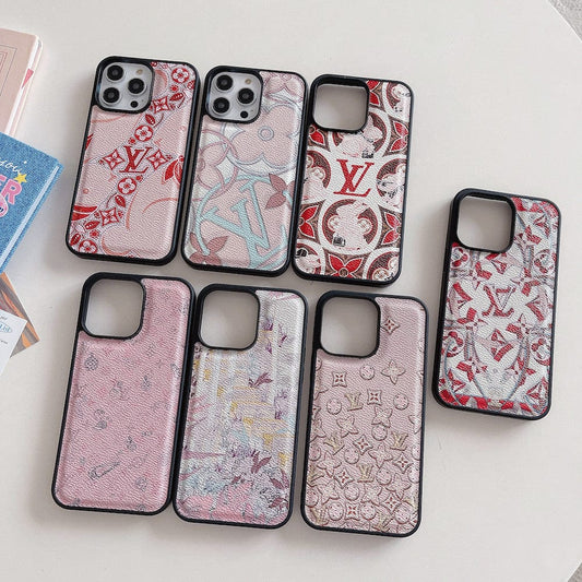 Tunde Store Red and Pink Louis Vuitton iPhone Cases - Perfect Fit for Various iPhone Models
