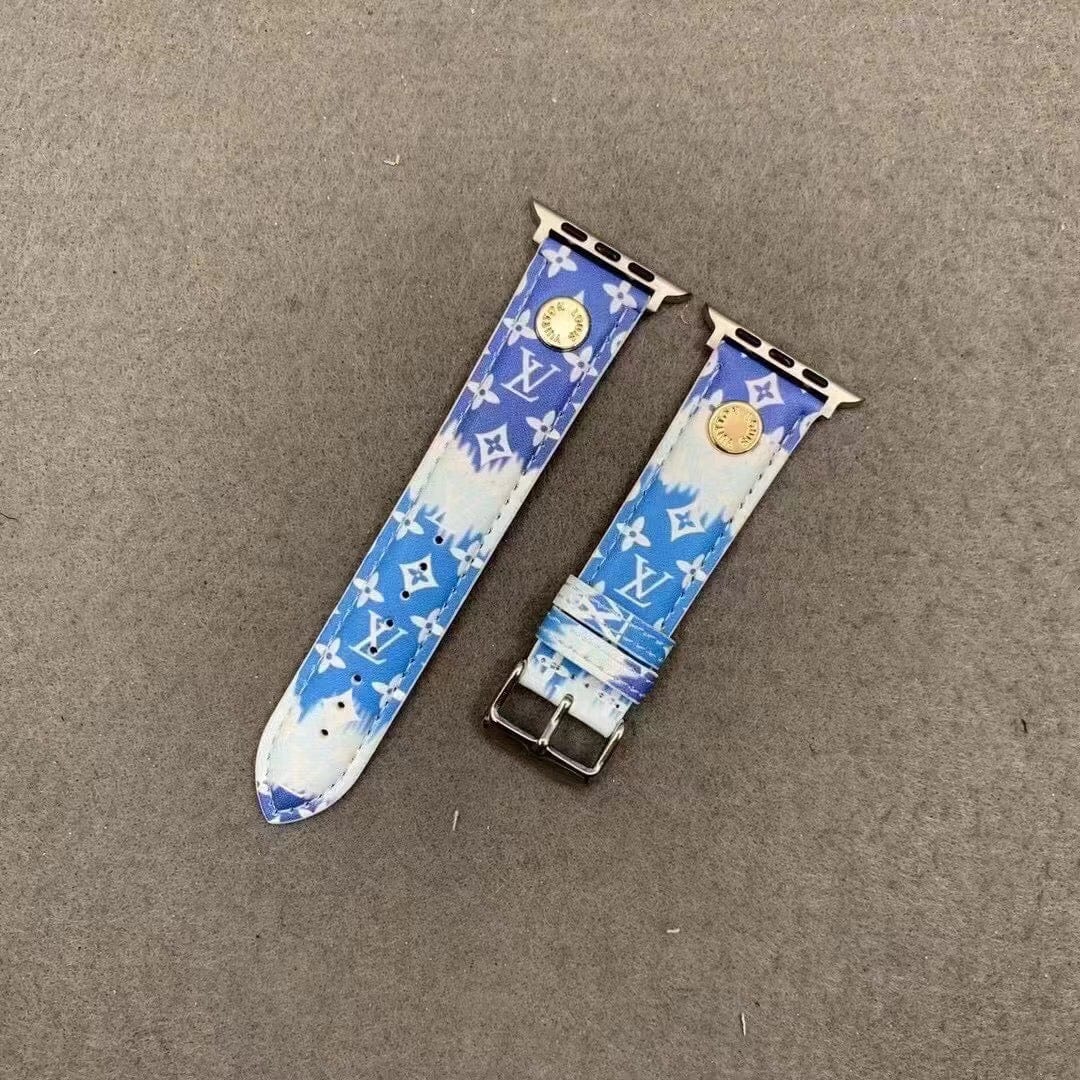 Tunde Store Smooth Leather Louis Vuitton Watch Band 38/40/41/42/44/45/49 mm