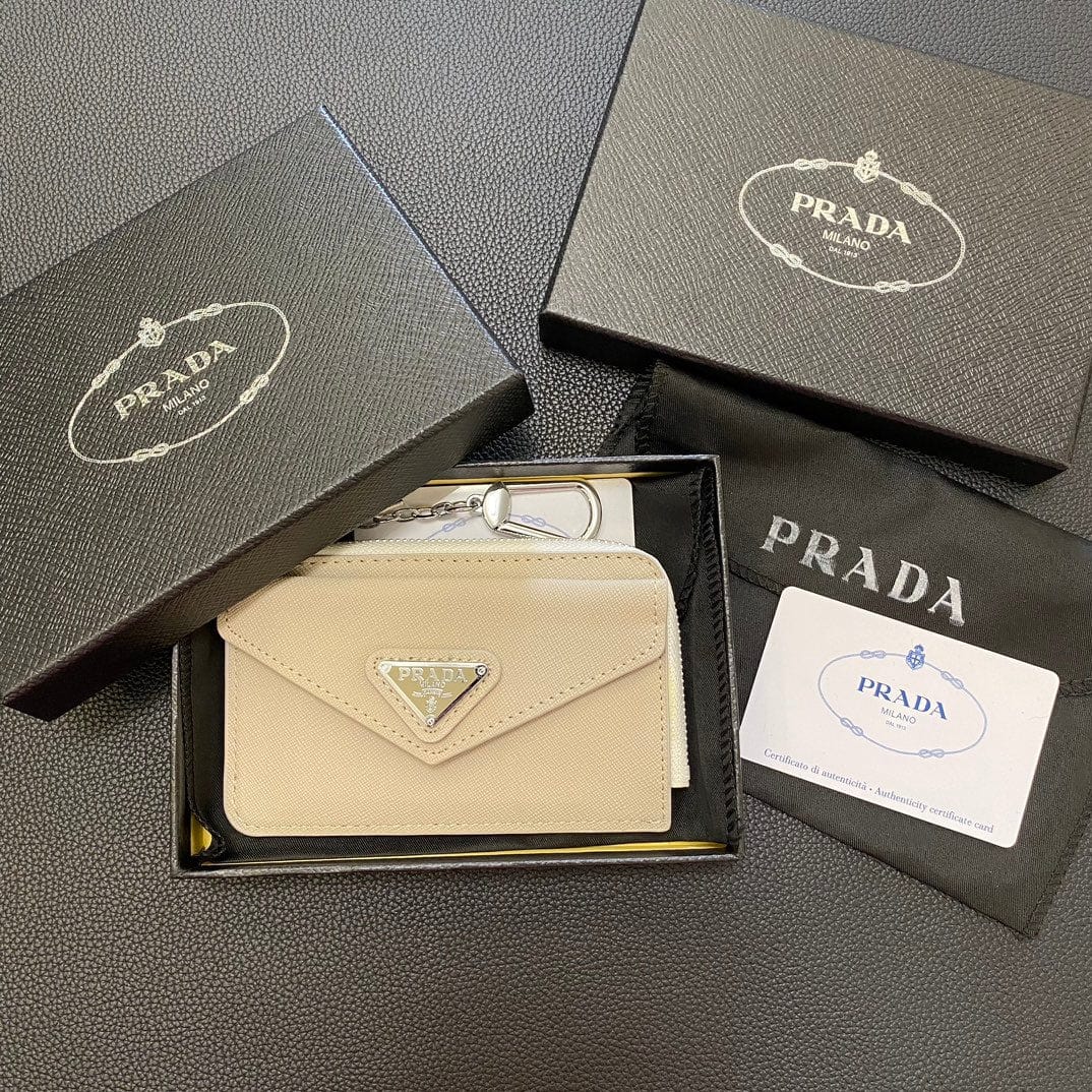 Tunde Store Stylish Prada Card Holder Wallet with keychain Holder